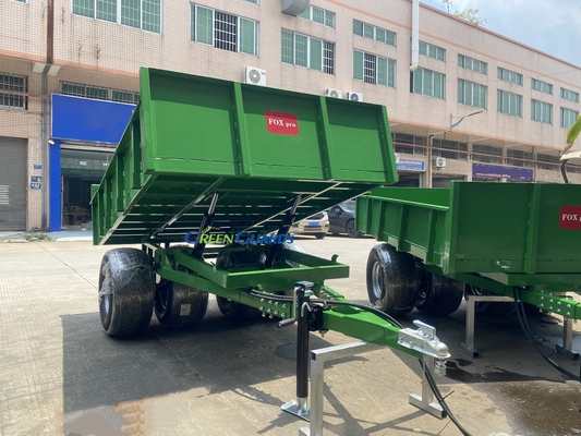 OEM 3-10 τόνων υδραυλικό γεωργικό ρυμουλκούμενο απορριμμάτων με κινητήρα PTO, χωρητικότητας 210*160*30cm, με συναρμολόγηση πυρήνα ελαστικών