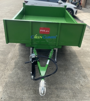 OEM 3-10 τόνων υδραυλικό γεωργικό ρυμουλκούμενο απορριμμάτων με κινητήρα PTO, χωρητικότητας 210*160*30cm, με συναρμολόγηση πυρήνα ελαστικών